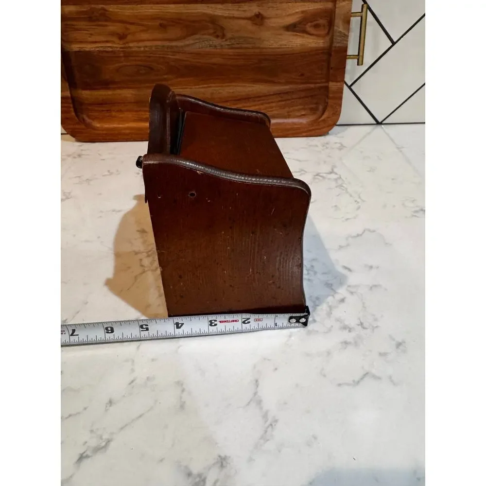 Good Wood International recipe catchall wooden box w/Marmalade goose apple tile